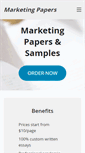 Mobile Screenshot of marketing-papers.com